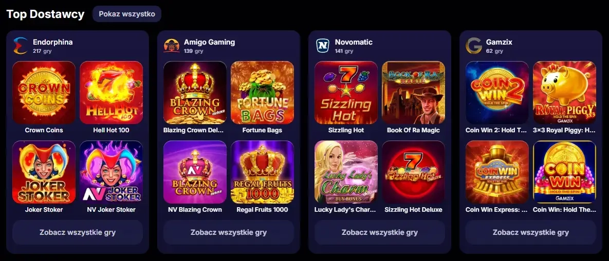Najlepsi Dostawcy Oprogramowania w NV Casino login